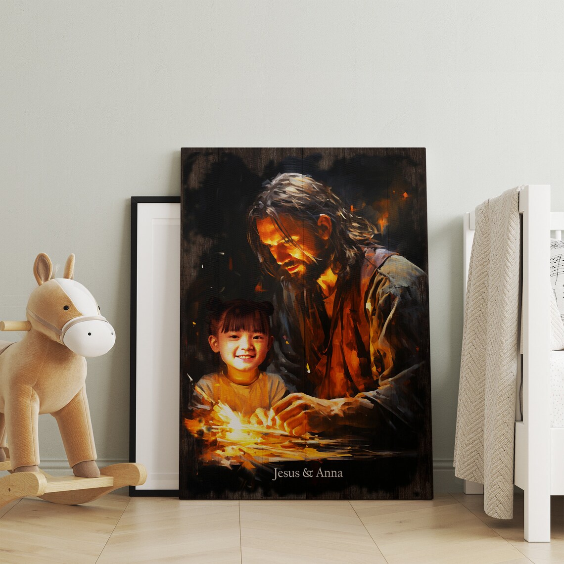 Personalized Your Child Safe In The Arms Of Jesus File Child And God Jesus Holding Baby Christ And Baby Jesus Art - Image 4