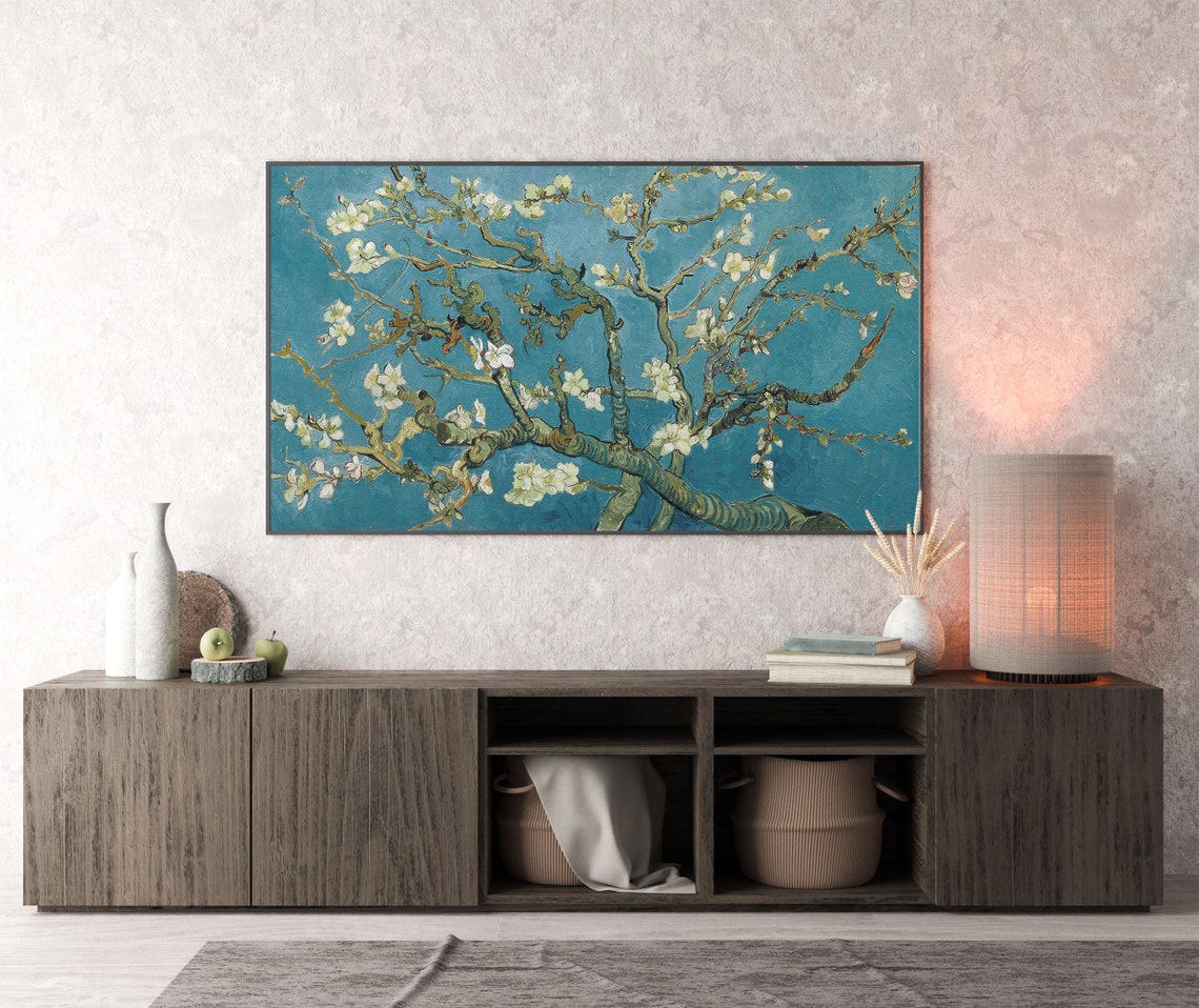 Van Gogh Almond Blossom Spring Branches Vintage Painting Art Poster - Image 2
