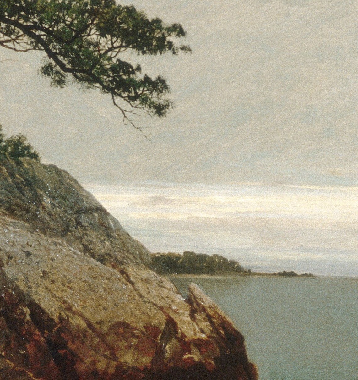 Rocky Shore Vintage Coastal Landscape, Atlantic Ocean - Image 2