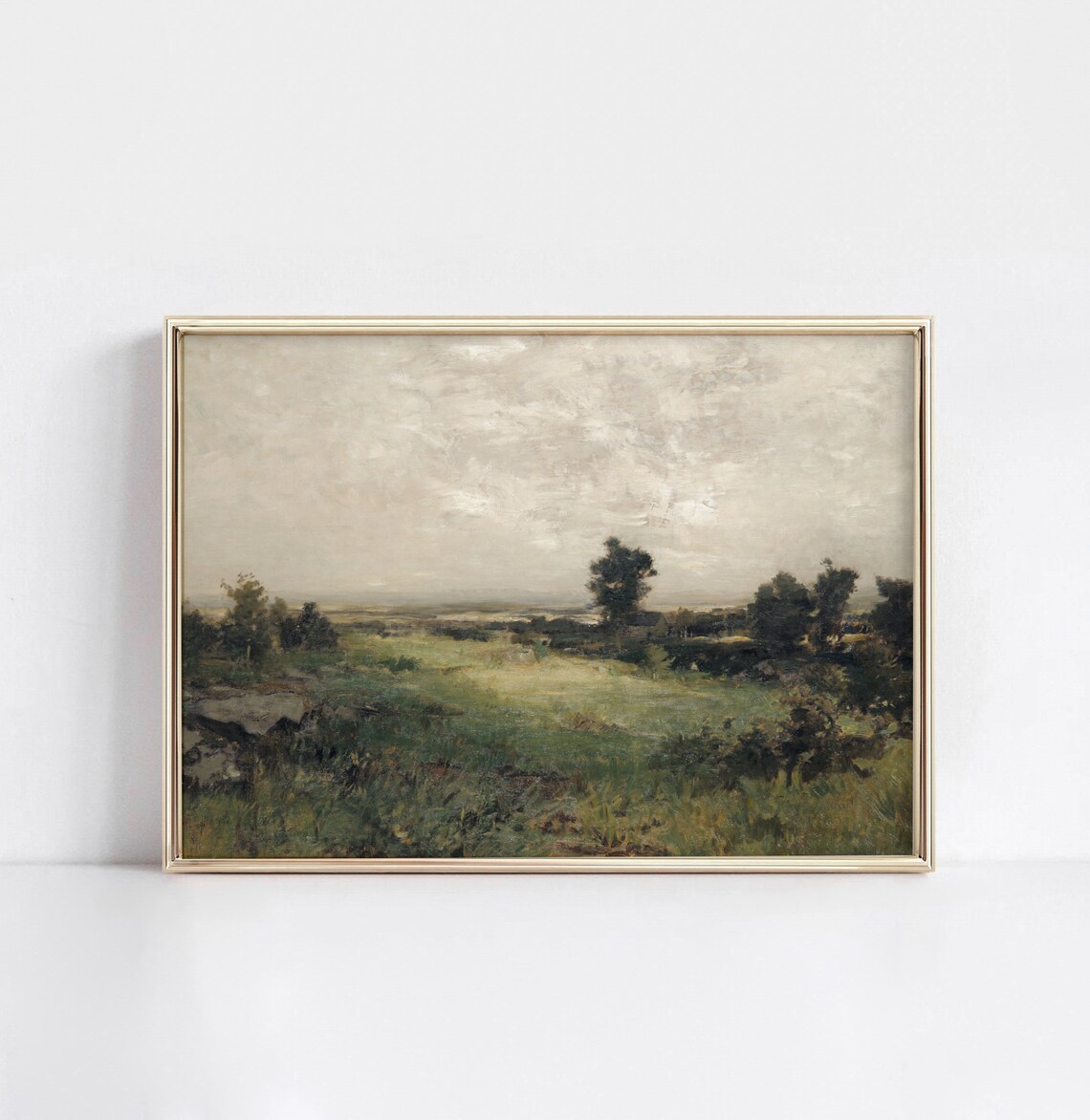 Valley Region Landscape Vintage Wall Art Print - Image 2