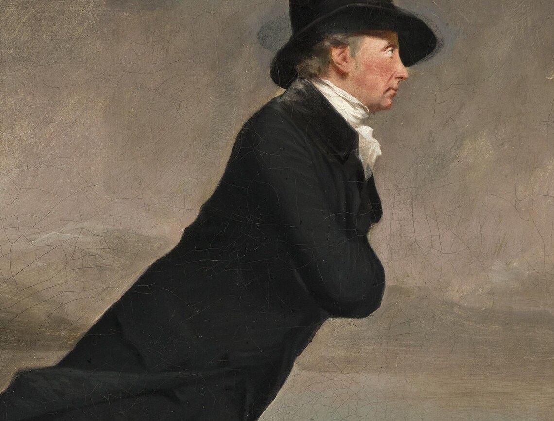 Skating Gentleman Vintage Man Portrait Art Print - Image 2