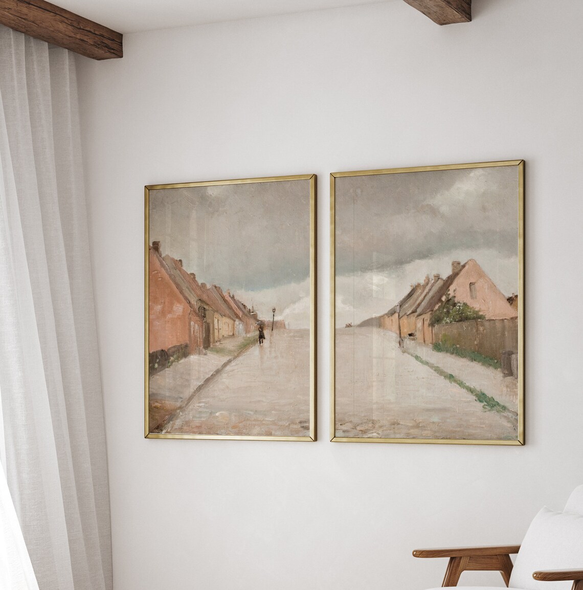 Danish Lane In 2 Vintage Street Art Print - Image 3