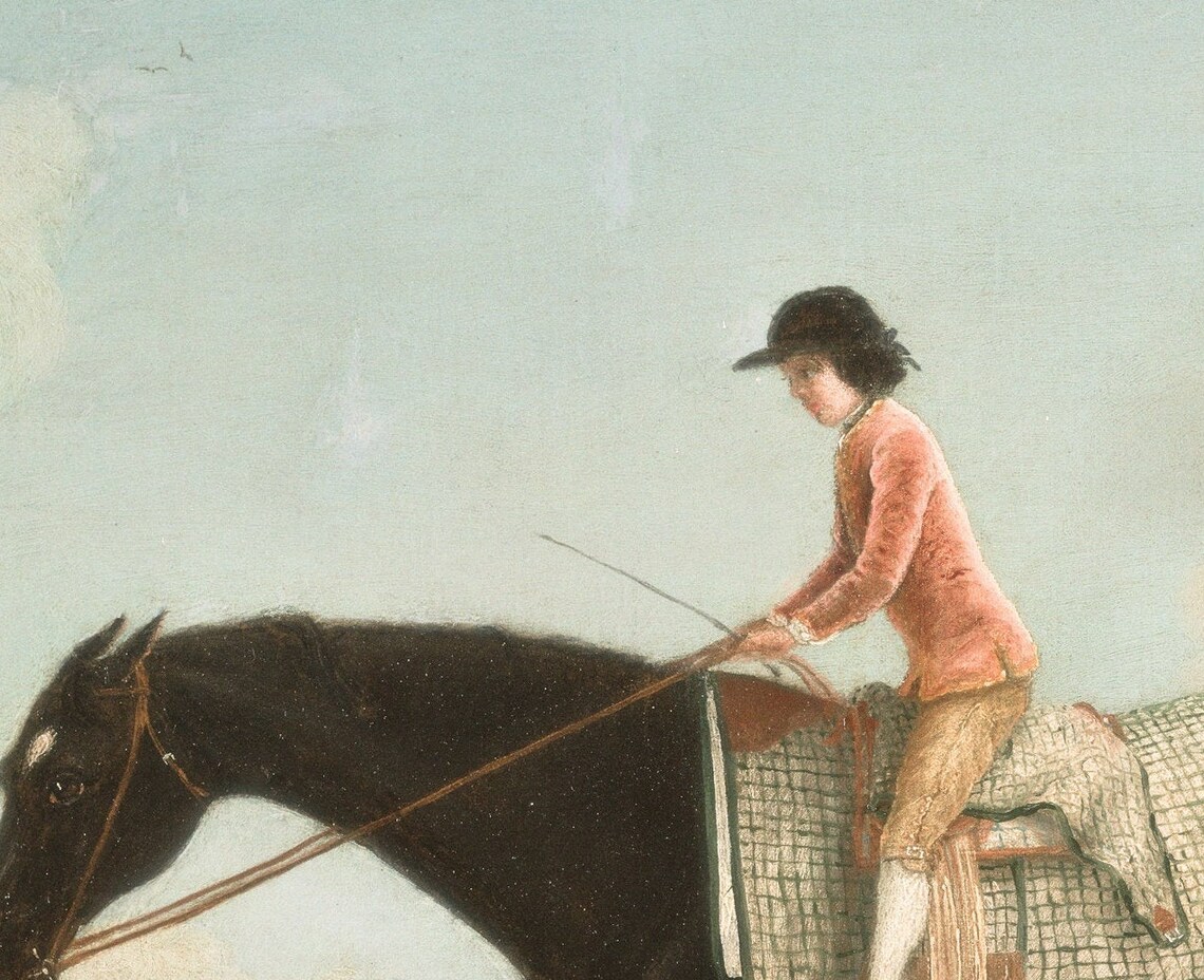 Jumping Horse Vintage Equestrian Art Print - Image 2