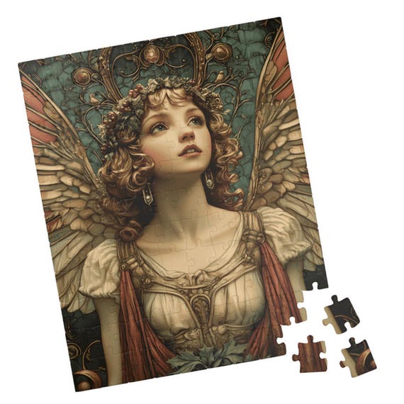 Beautful Angel Ii Jigsaw Puzzle Gift For Holidays Birthdays Get Well And Nursing Homes Fun Tech Free Activity
