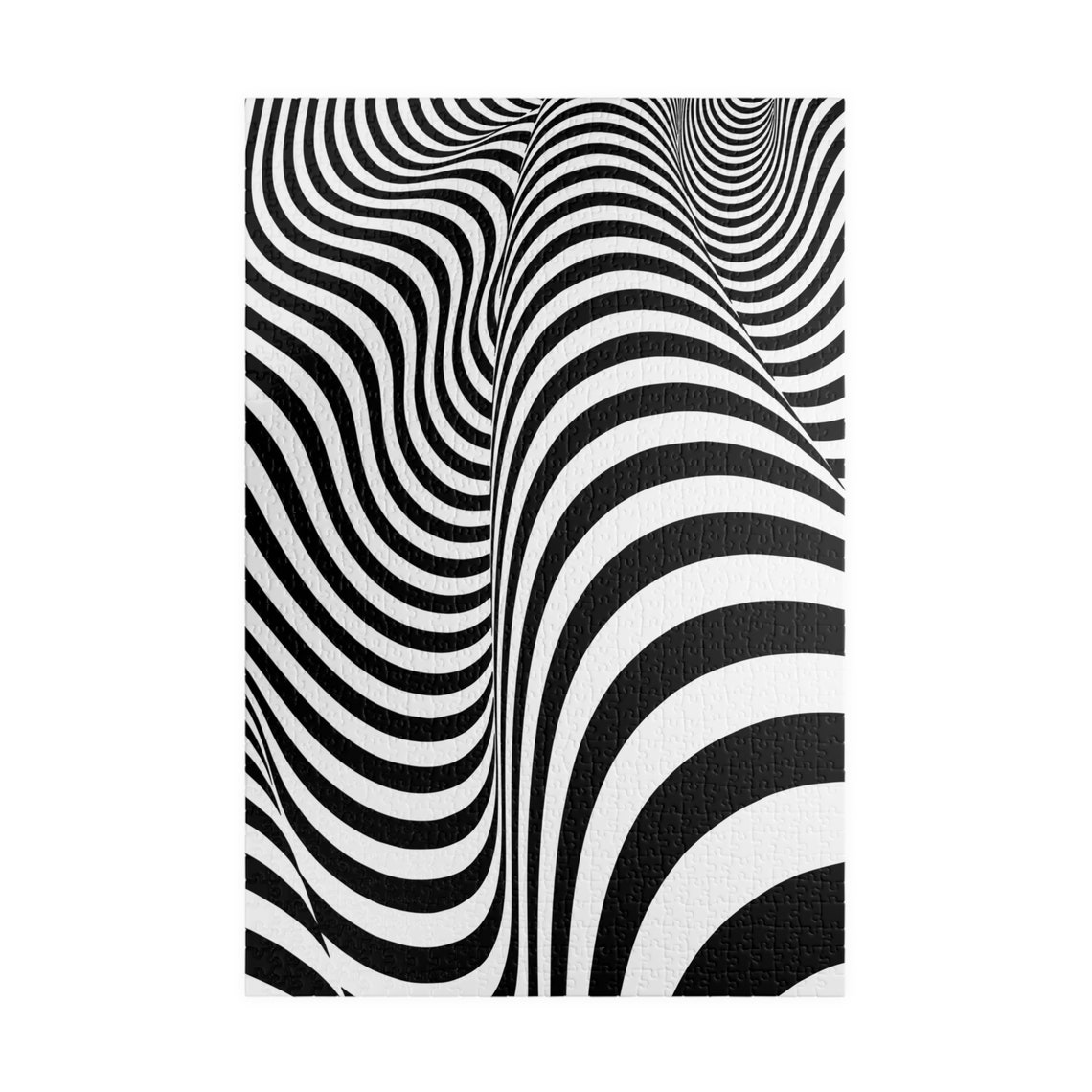 Challenging Wave Optical Illusion Jigsaw Puzzle Great Gift For Holidays Birthdays Get Well And Nursing Homes Fun Tech Free Activity - Image 3