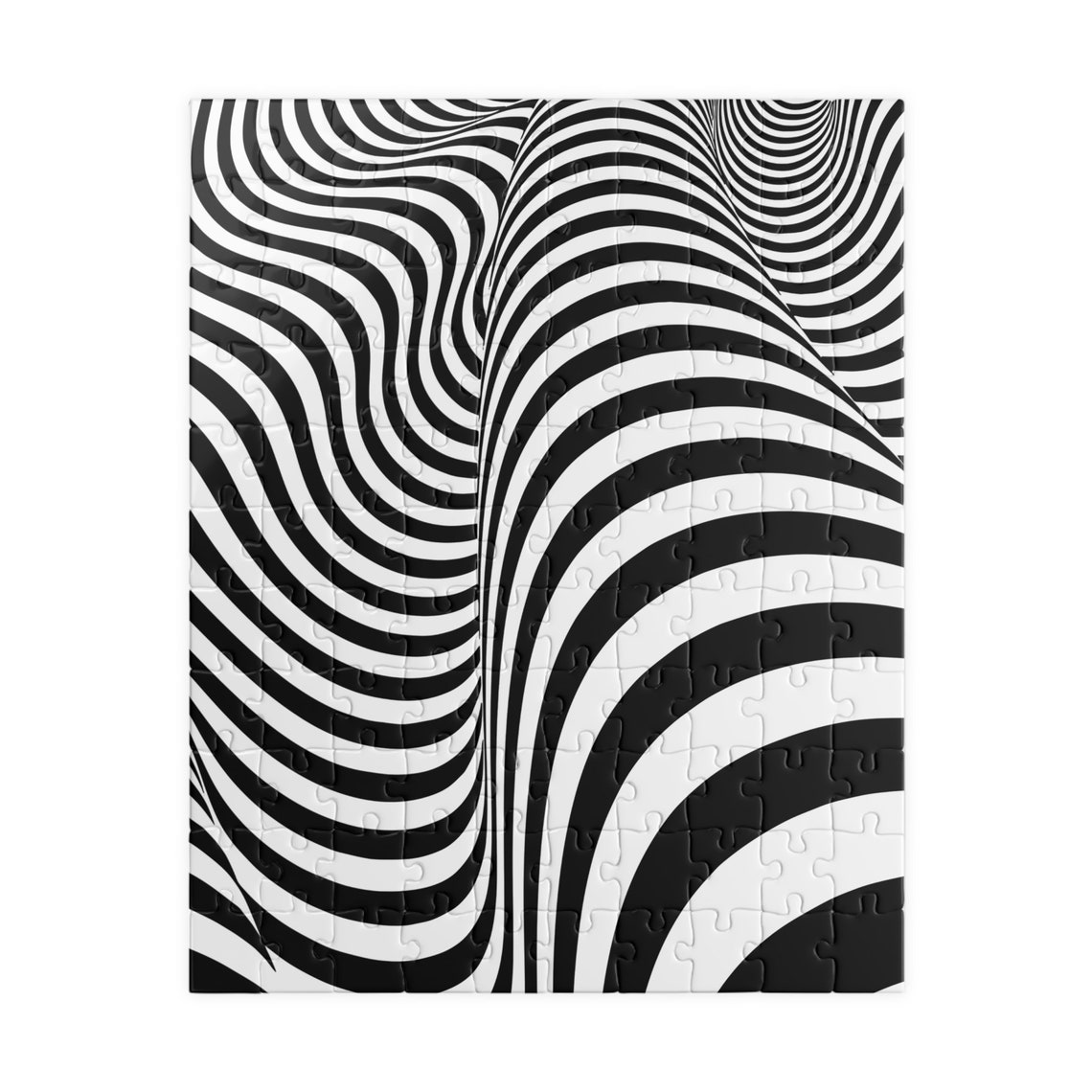 Challenging Wave Optical Illusion Jigsaw Puzzle Great Gift For Holidays Birthdays Get Well And Nursing Homes Fun Tech Free Activity - Image 5