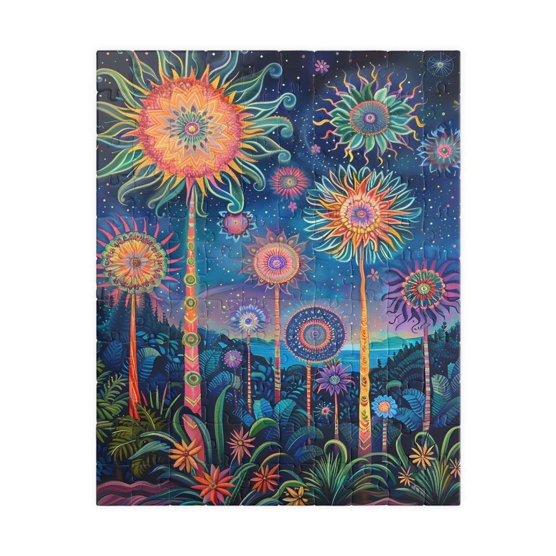 Tropical Firework Dream Iv Jigsaw Puzzle Tech Free Fun Activity Great Gift For Birthdays Paitents And Nursing Homes - Image 2