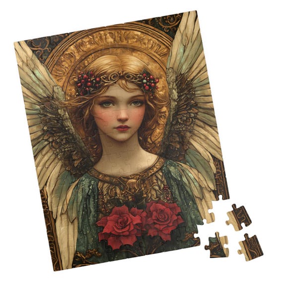Classic Angel Ii Jigsaw Puzzle Gift For Holidays Birthdays Get Well And Nursing Homes Fun Tech Free Activity