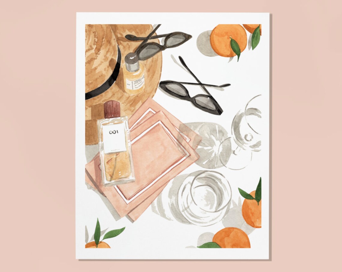 Still Life II Art Print, Sabina Fenn Watercolor