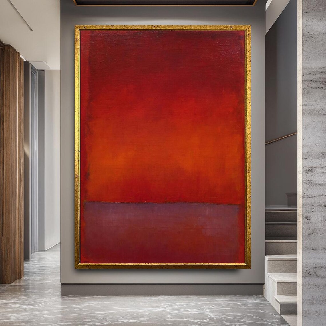 Mark Rothko-Style Abstract Color Field Art Print