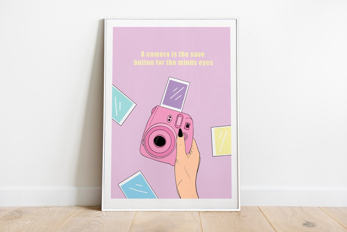 Camera Quote Print