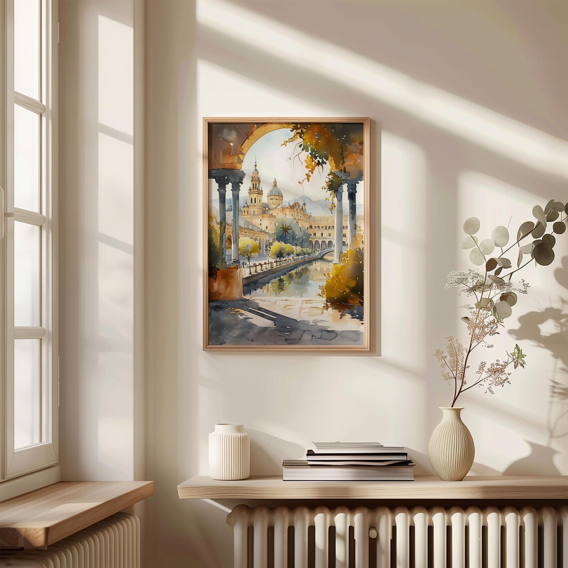 Seville Watercolor Art Print, Spain Travel Poster - Image 4
