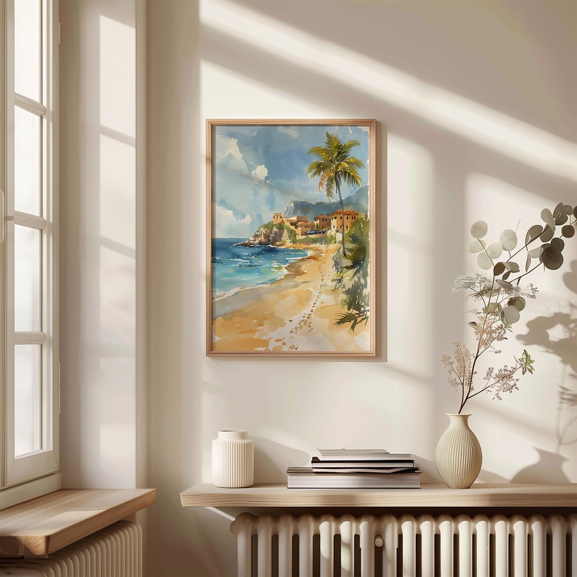 Playa Del Carmen Watercolor Travel Poster, Art Print - Image 4
