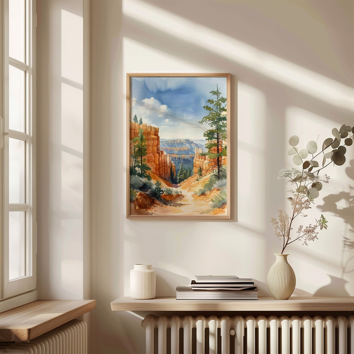 Bryce Canyon Watercolor Painting Travel Poster - Image 4