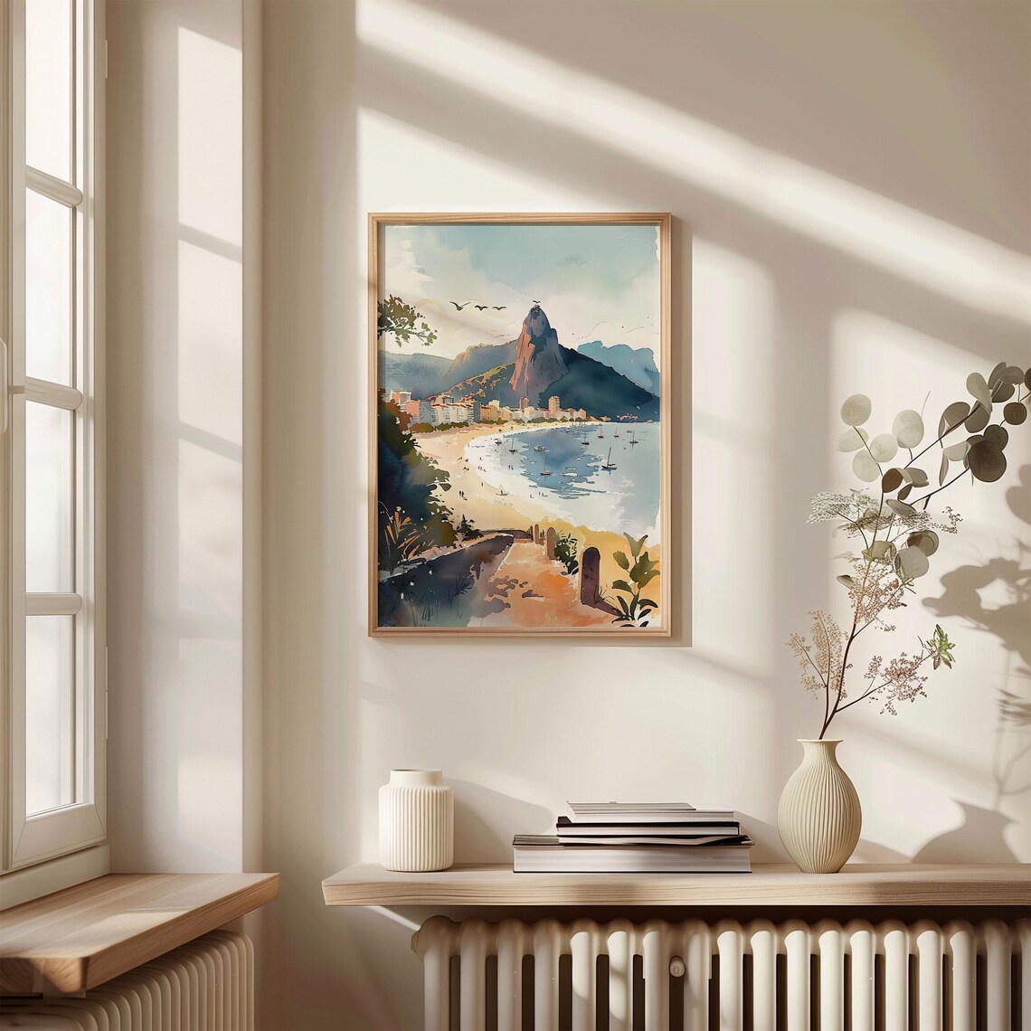 Rio Watercolor Painting Brazil Travel Poster - Image 4