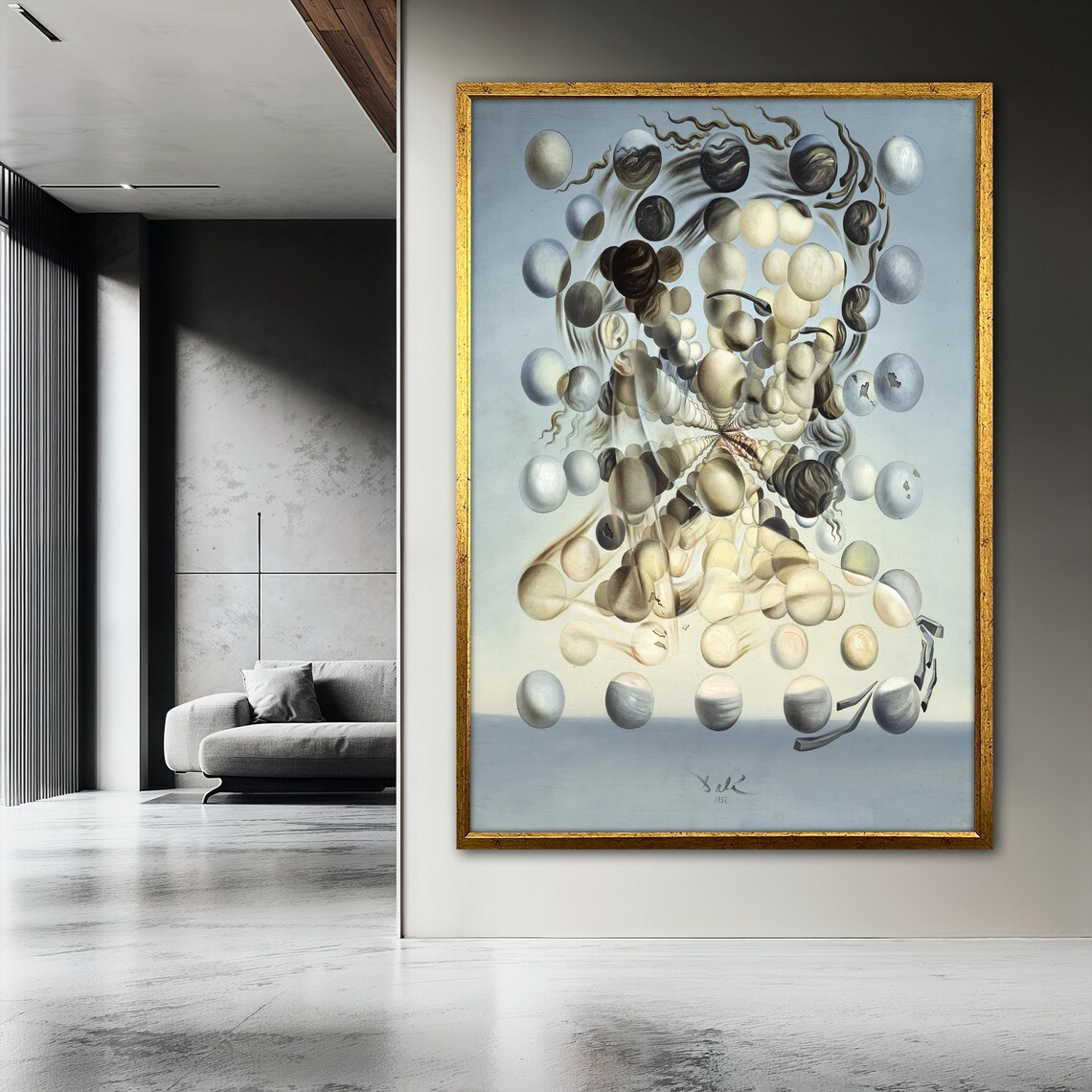 Galatea Of The Spheres, Salvador Dali Surreal Art Print - Image 3