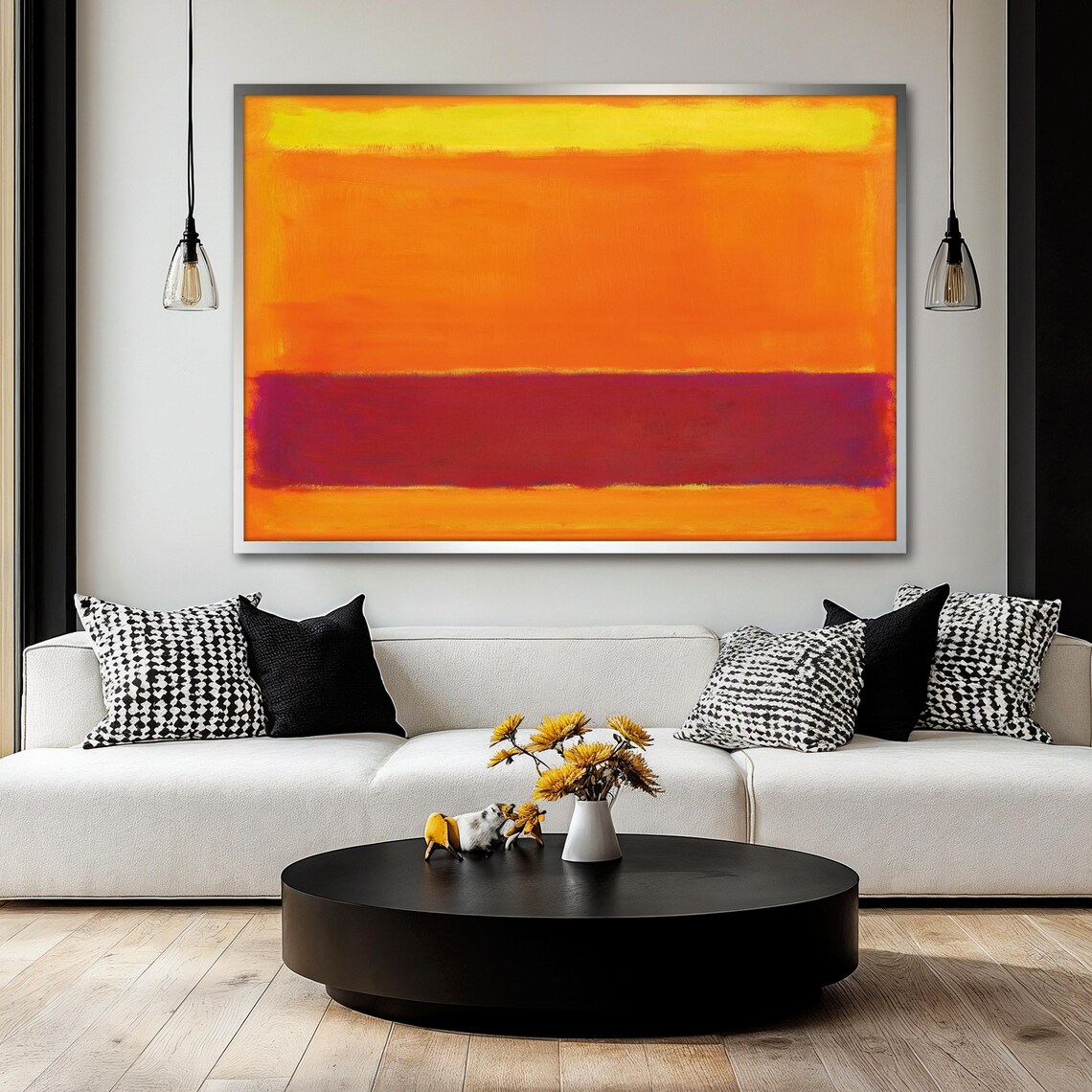 Mark Rothko Abstract Color Blocks, Modern Art Print - Image 2
