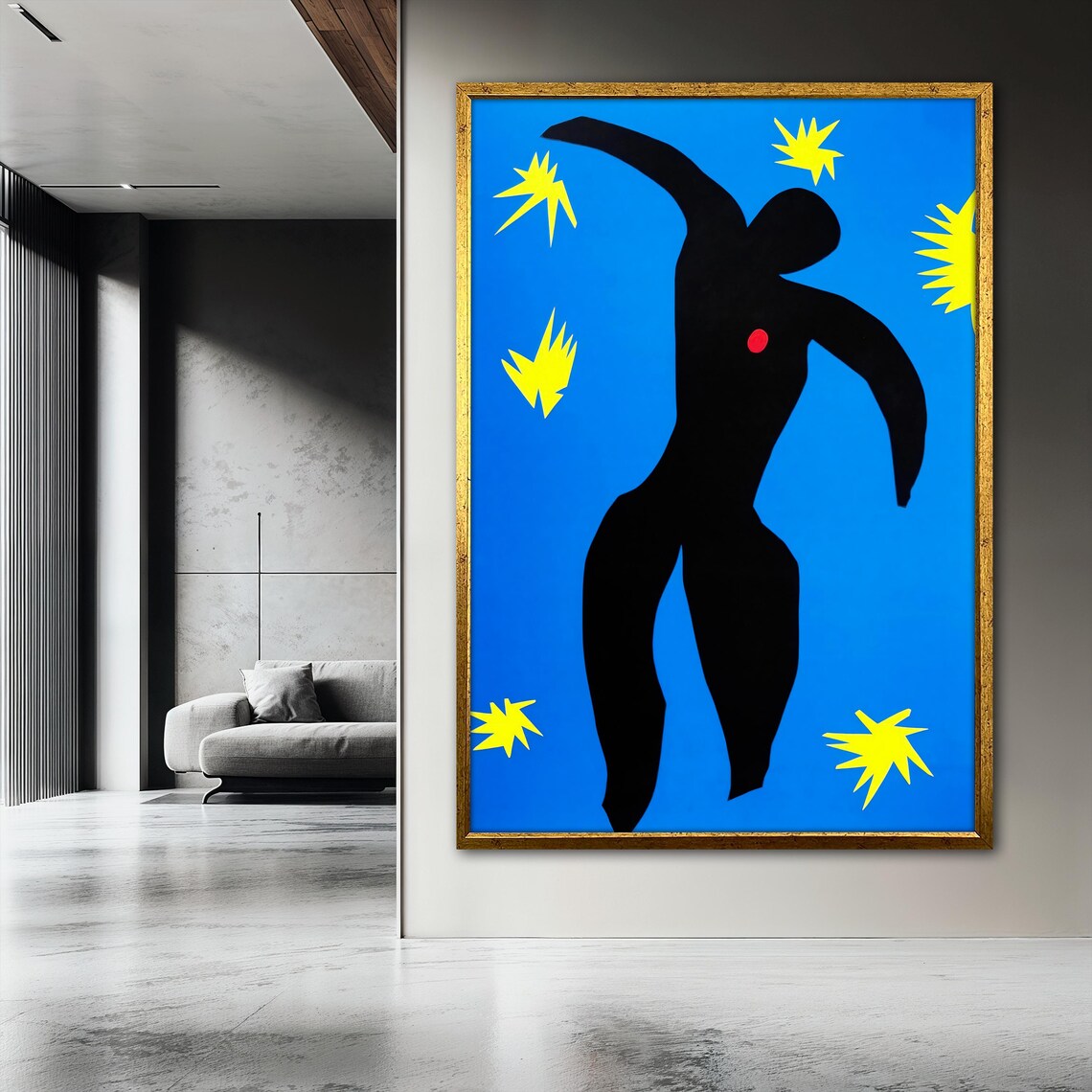 Henri Matisse Icarus, Jazz Cut-Out Series Art Print - Image 3