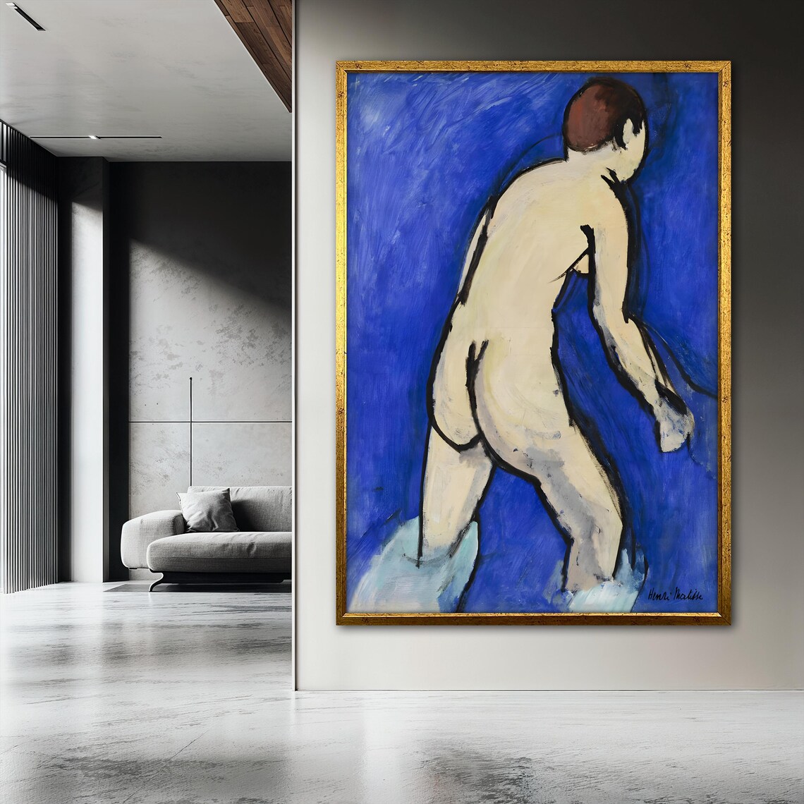 Henri Matisse Blue Nude, Modern Art Print - Image 3