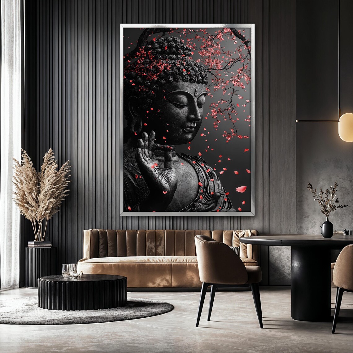 Buddha Painting, Modern Zen Meditation Decor - Image 2