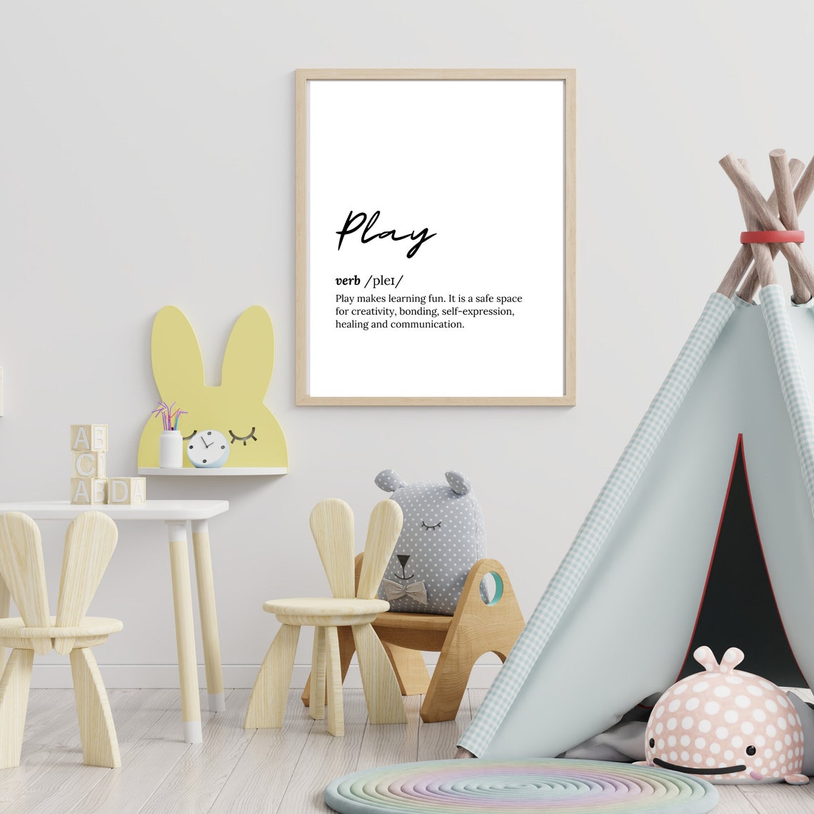 Play Script Definition Safe Space for Creativity Bonding Poster - Image 2