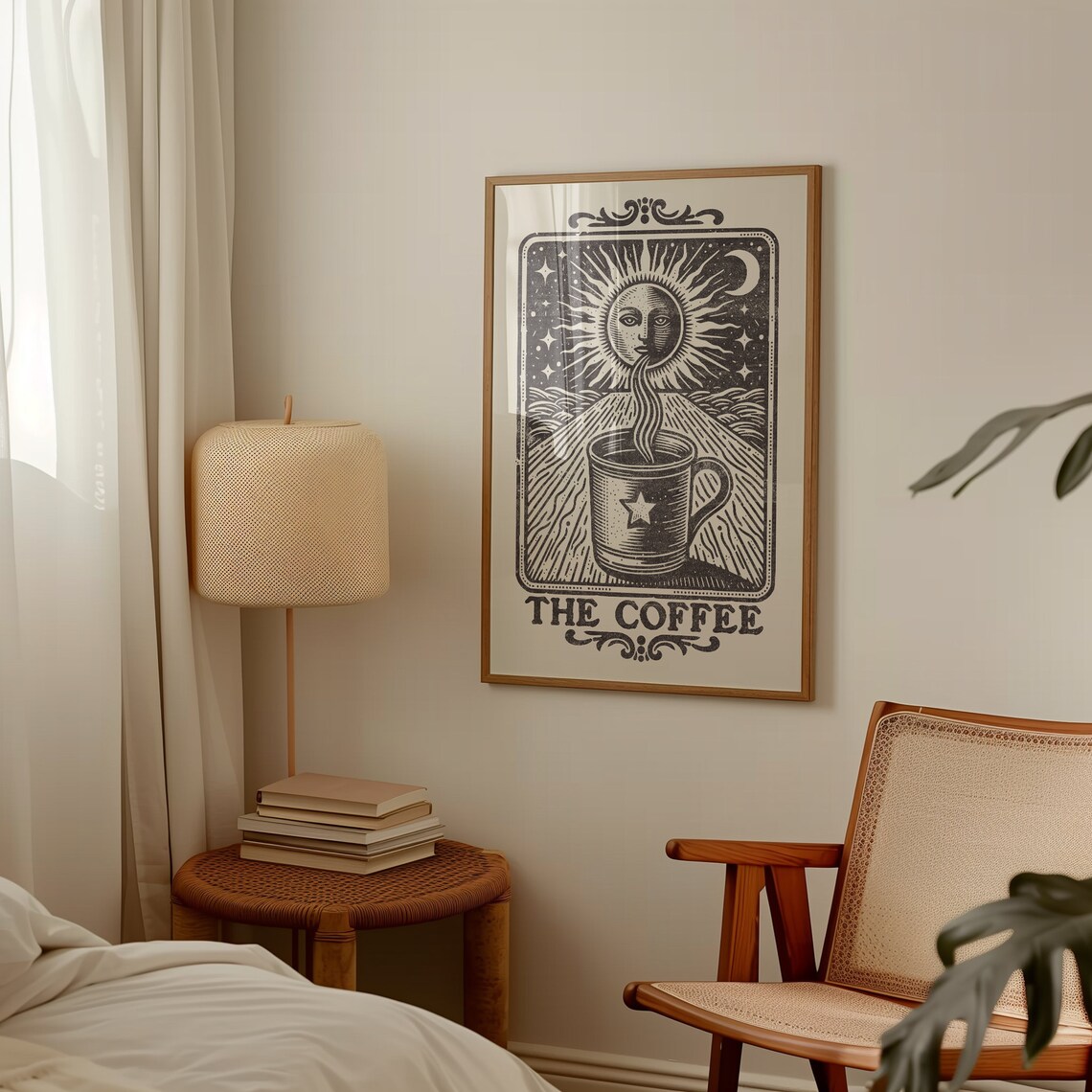 Coffee Tarot Card Print, Mystical Kitchen Decor - Image 4