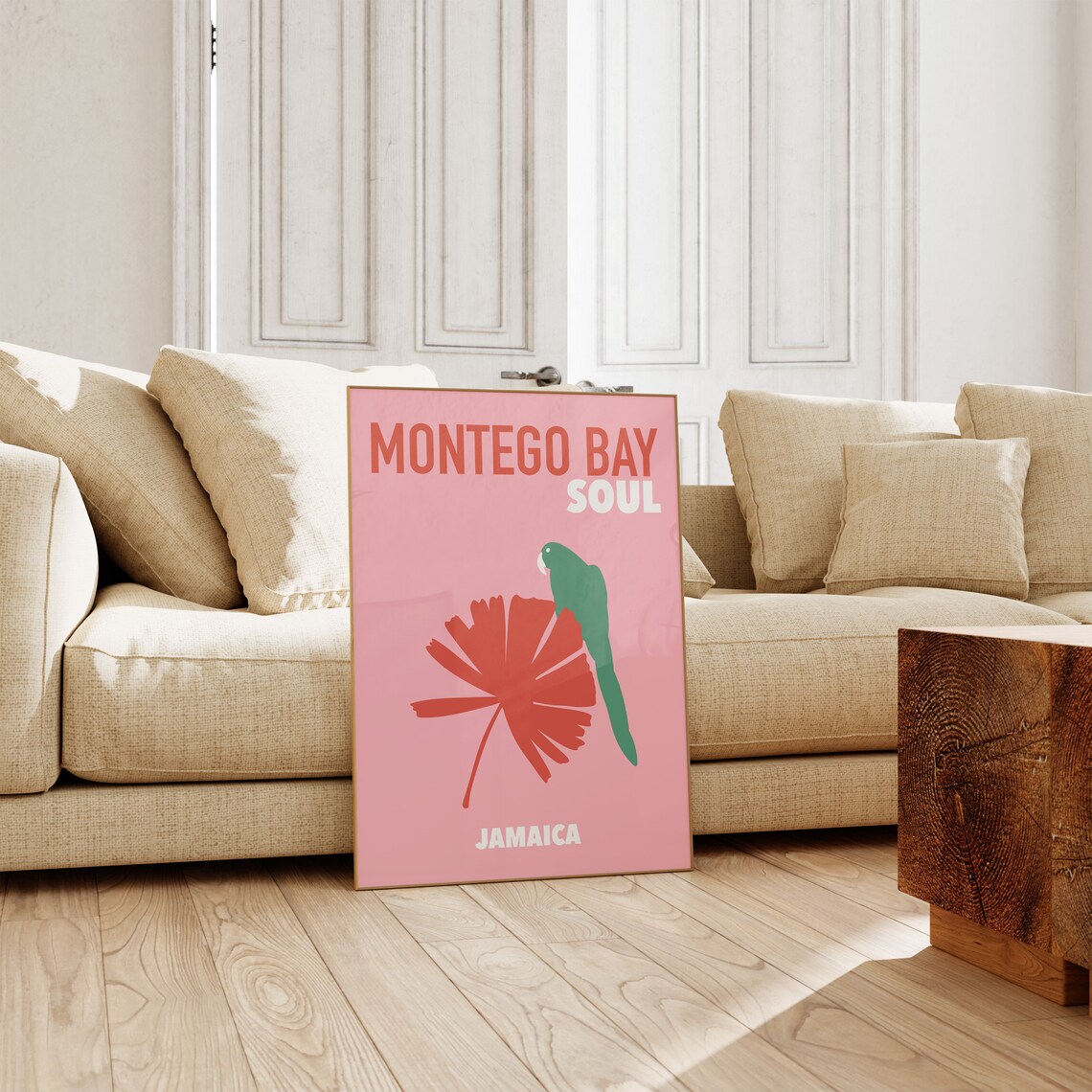 Montego Bay Retro Travel Poster, Jamaica Destination - Image 2