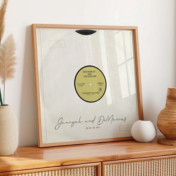 Our First Dance Wedding Song Anniversary Keepsake