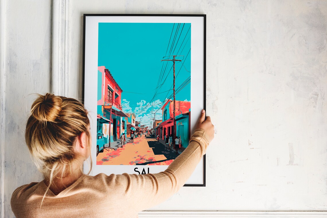 Sal Island Travel Poster, Cape Verde Home Decor - Image 2
