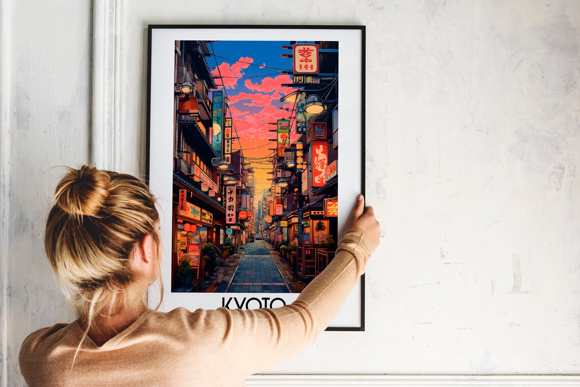 Kyoto Travel Poster, Japan Asia Home Decor - Image 2