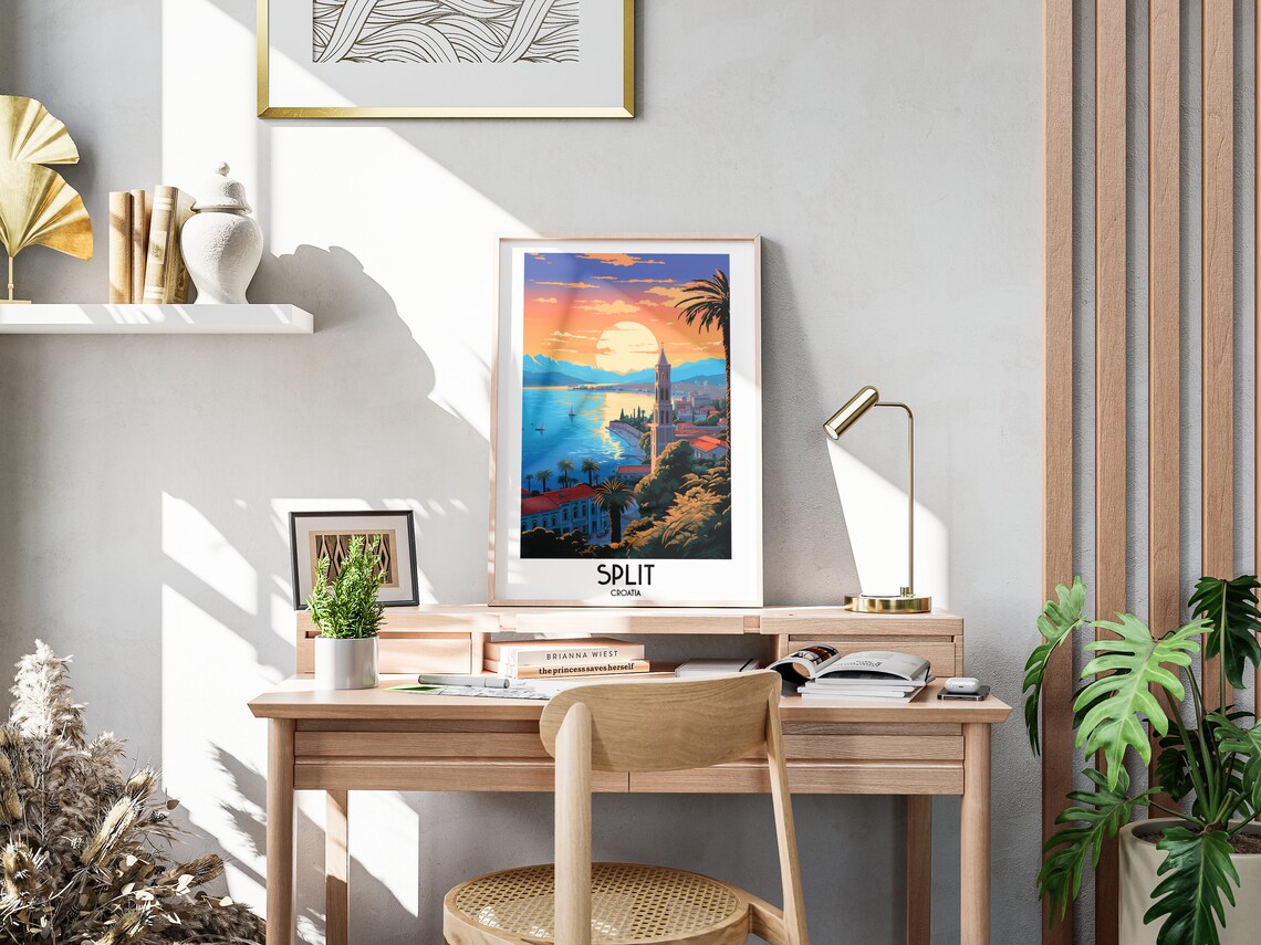 Croatia Travel Poster, Dalmatia Home Decor Prints - Image 3