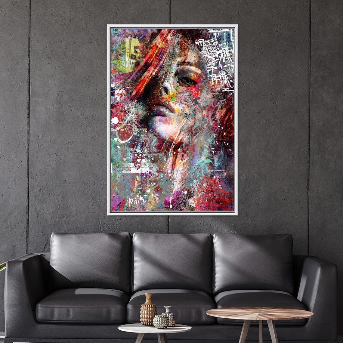 Girl Glass Baby Gift, Modern Woman Portrait - Image 3