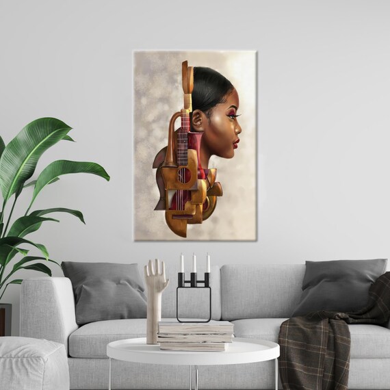 Music Room Art, Bohemian Decor Poster