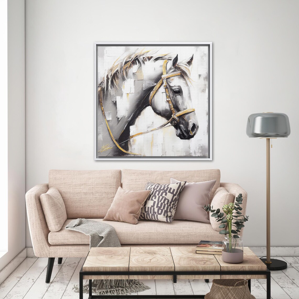Horse Painting, Animal Art Kitchen Decor - Image 4
