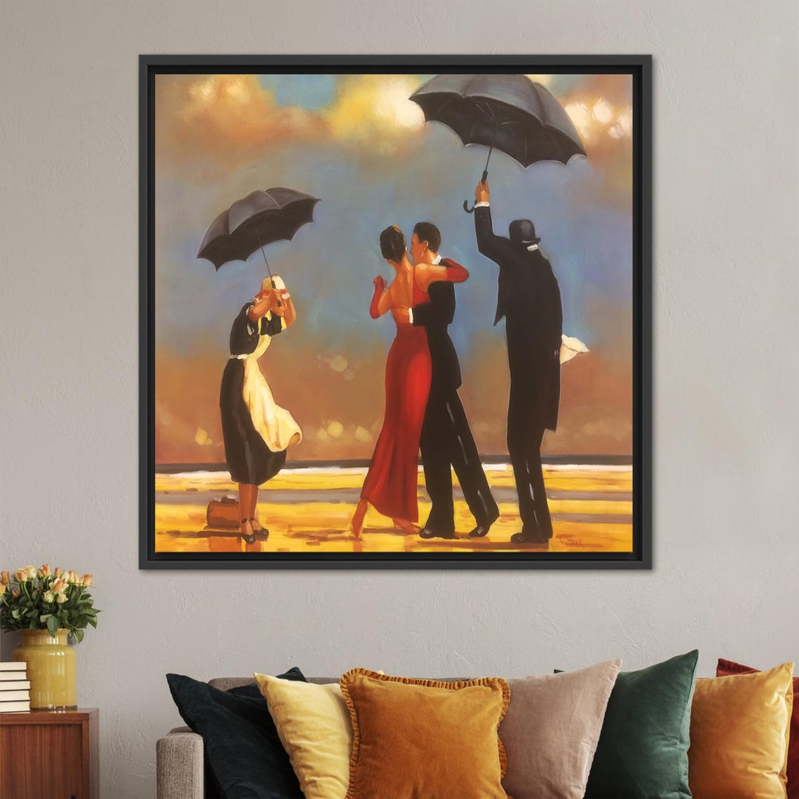 The Singing Butler Poster Print, Romantic Couple - Image 3