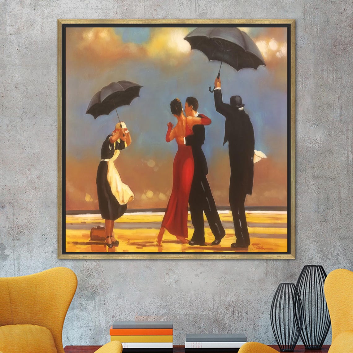 The Singing Butler Poster Print, Romantic Couple - Image 2