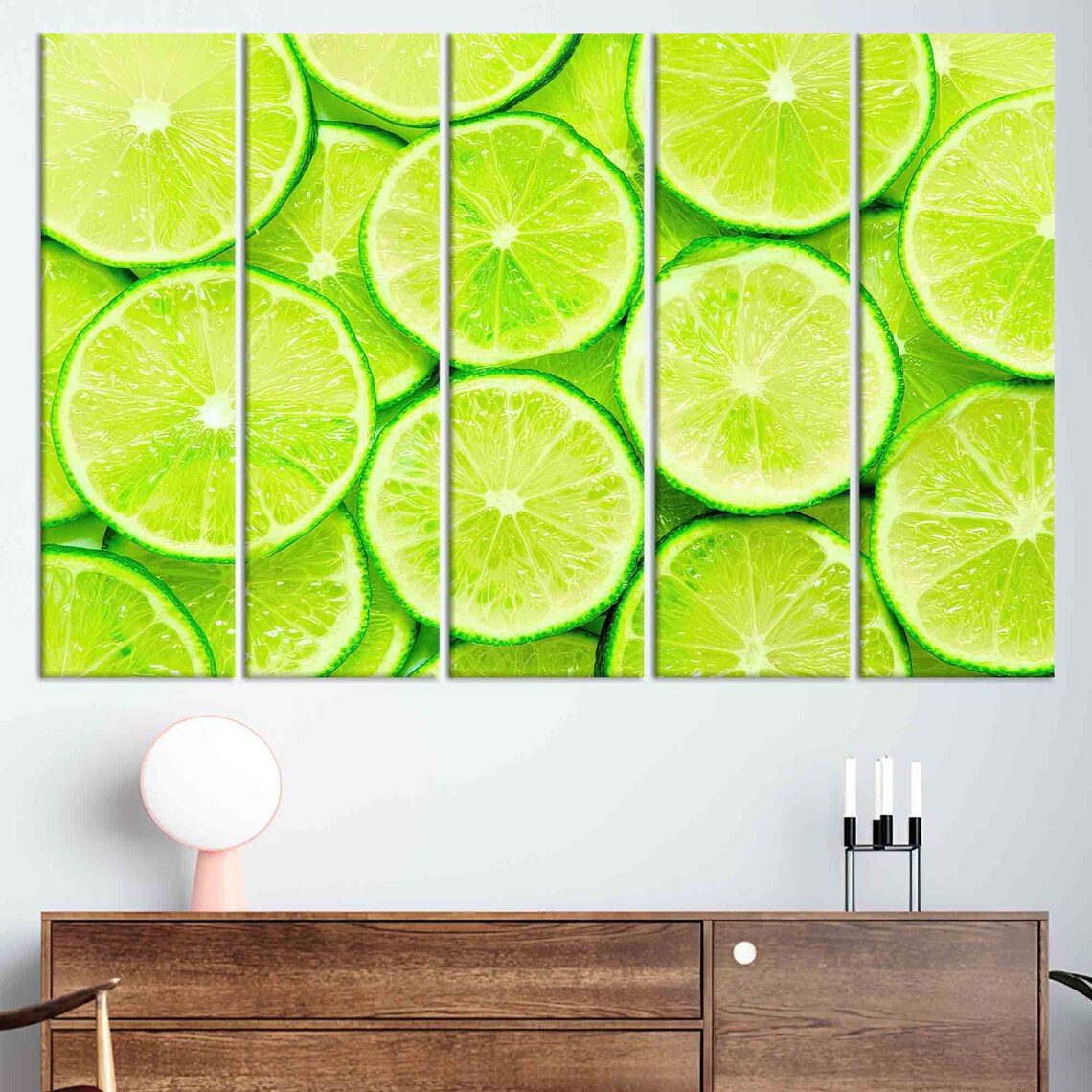 Lemon Wall Decor, Modern Kitchen Art Print - Image 2