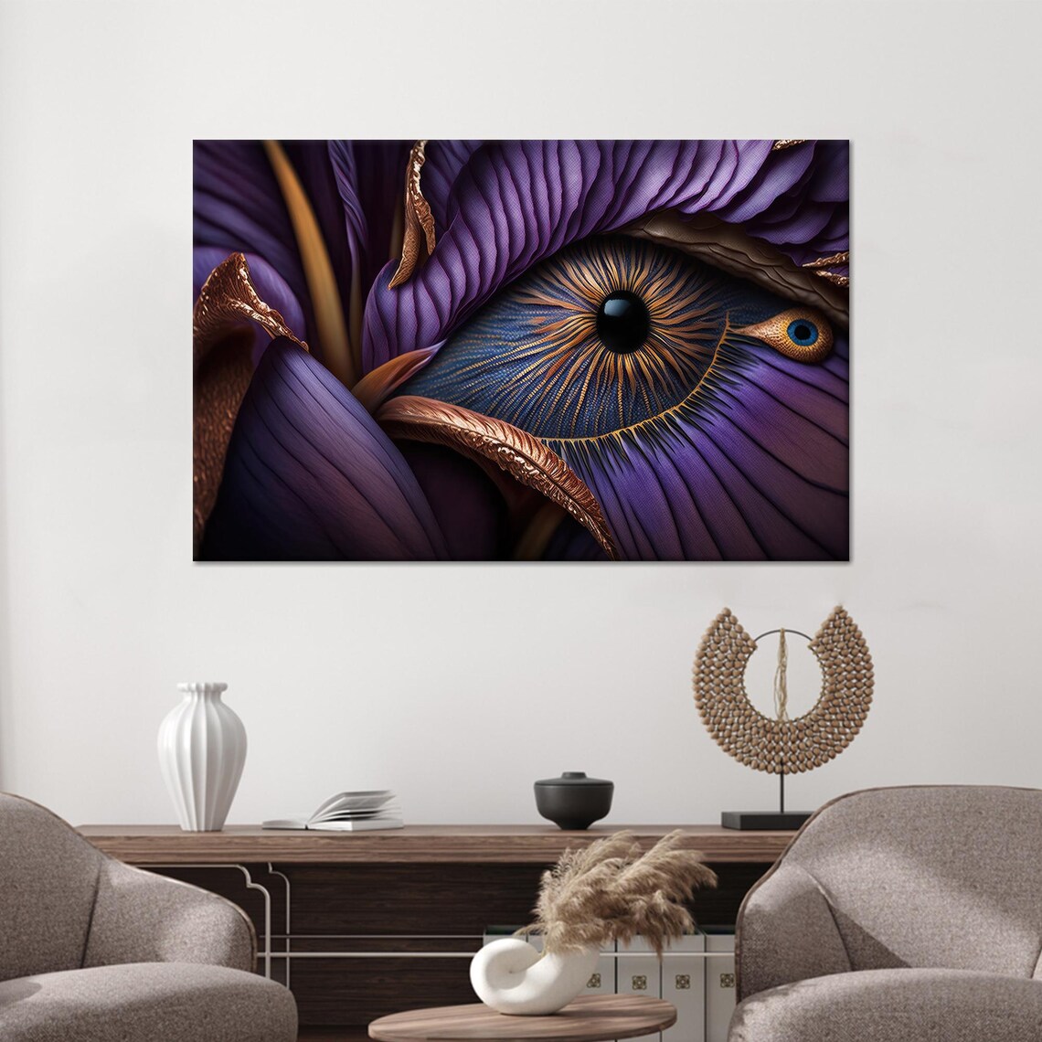 Abstract Eye Glass, Modern Kitchen Decor