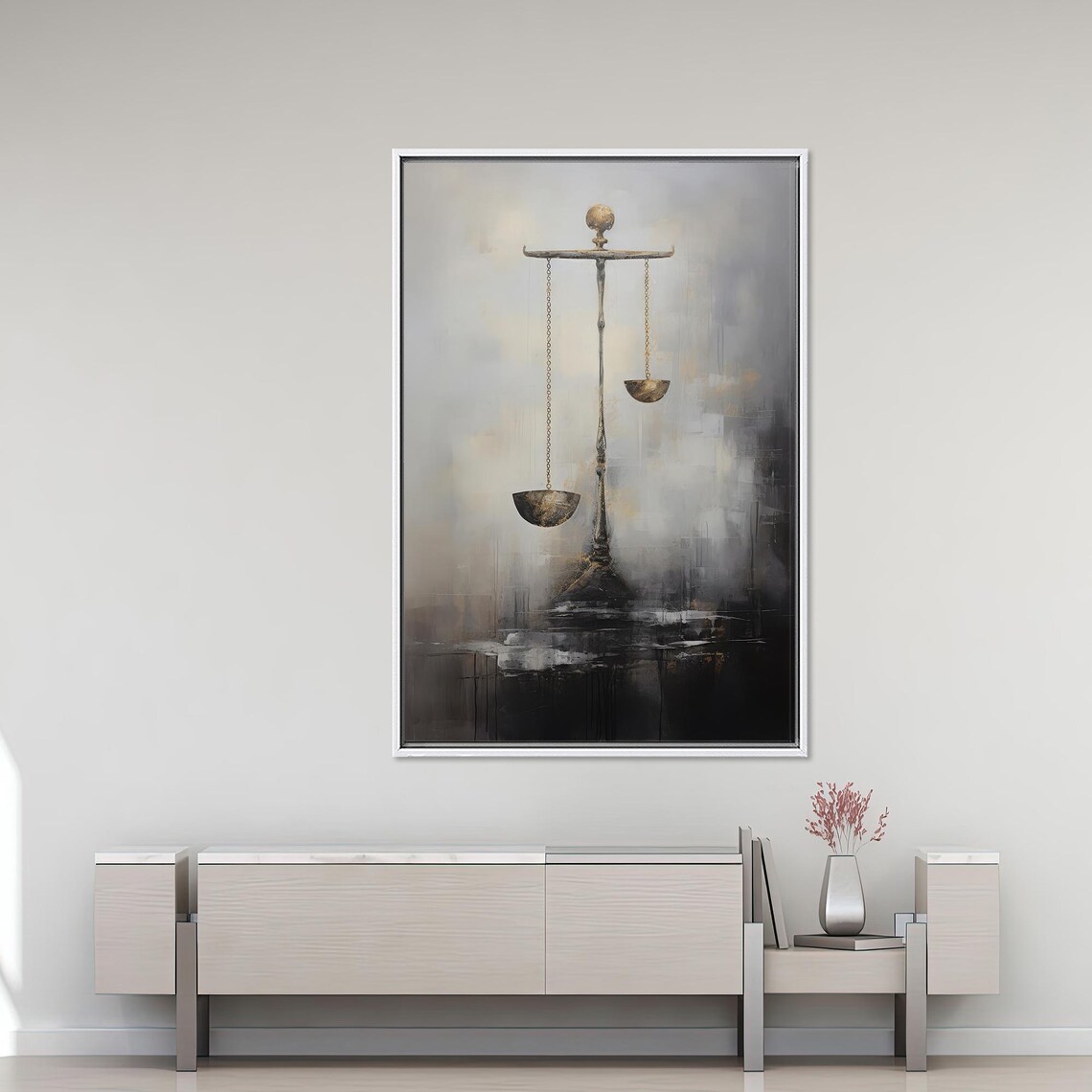 Unbalanced Scales, Modern Art Wall Decor - Image 4