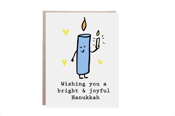 Hanukkah Card Chanukah Card Cute Hanukkah Card Funny Hanukkah