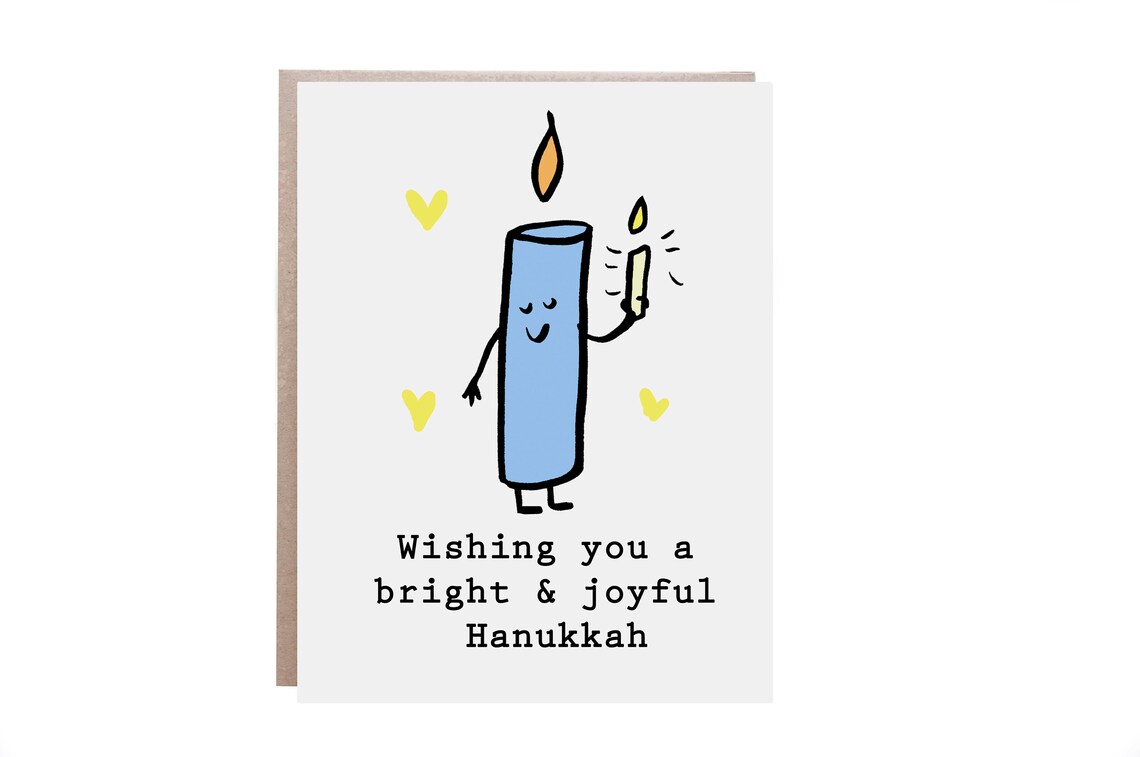 Hanukkah Card Chanukah Card Cute Hanukkah Card Funny Hanukkah