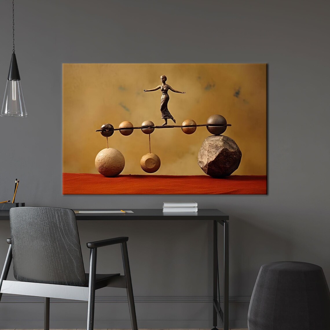 Woman Glass Abstract, Modern Gift For Mom