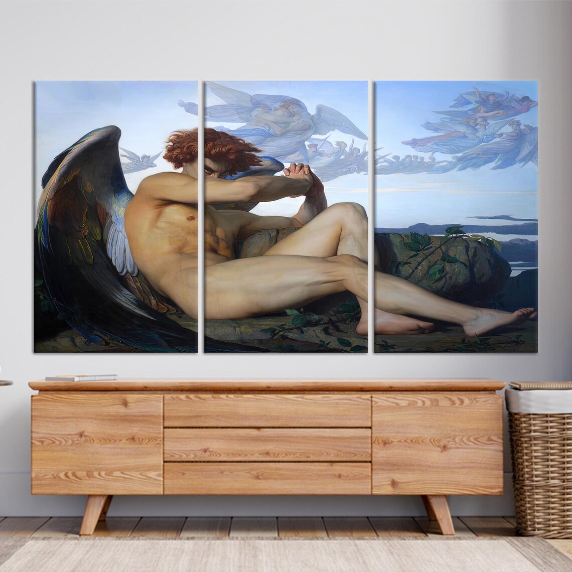 Fallen Man, Classic Tempered Glass Reproduction - Image 2