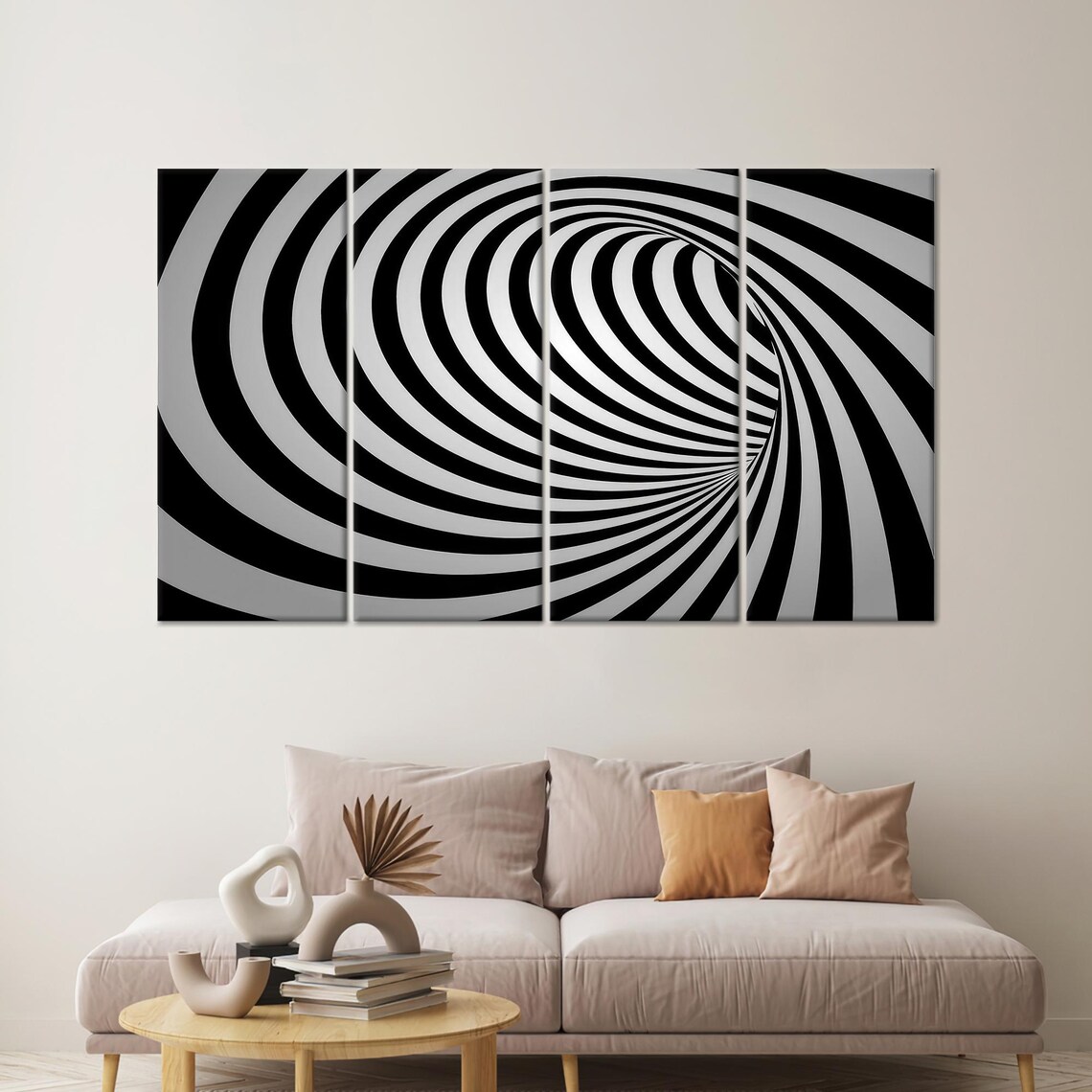 Abstract Swirl - Modern Holiday Decor, Gift For Mom - Image 3
