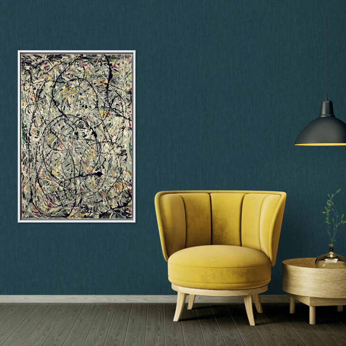 Luxury Bohemian Abstract Wall Decor, Mixed Colors - Image 4