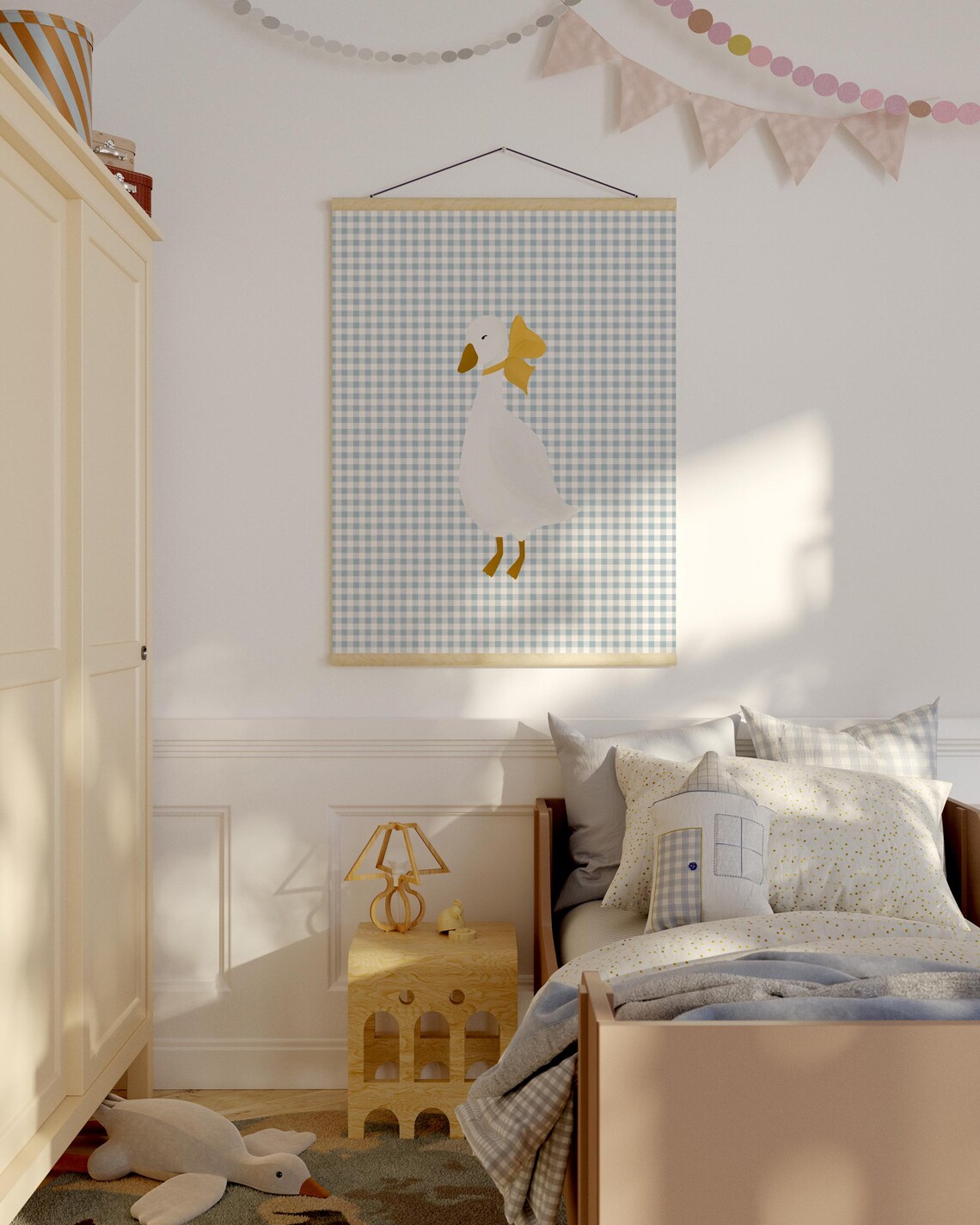 Goose Wall Art, Coquette Cottagecore Nursery Print - Image 2