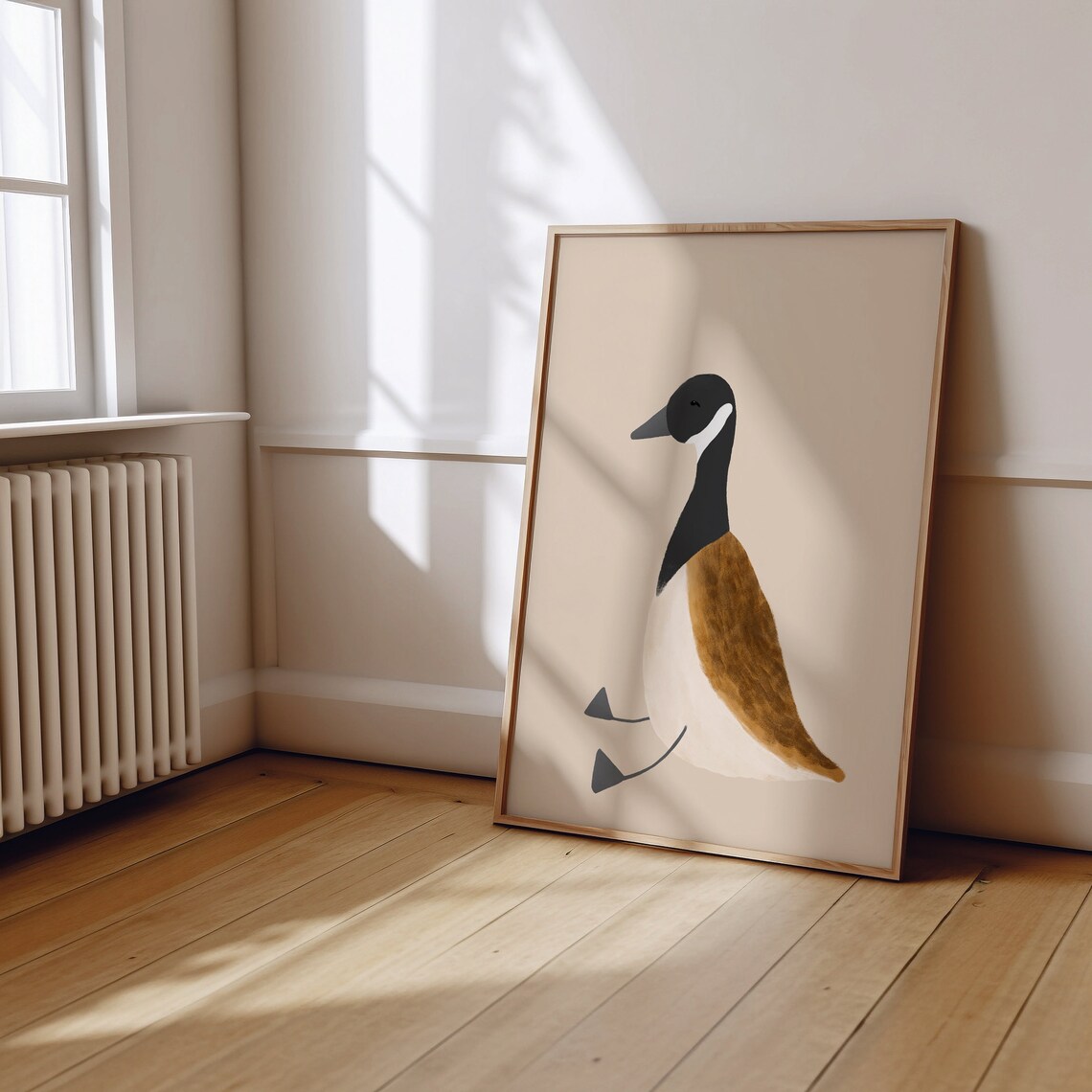 Canada Goose Silly Goose Cute Nursery Art Print - Image 2