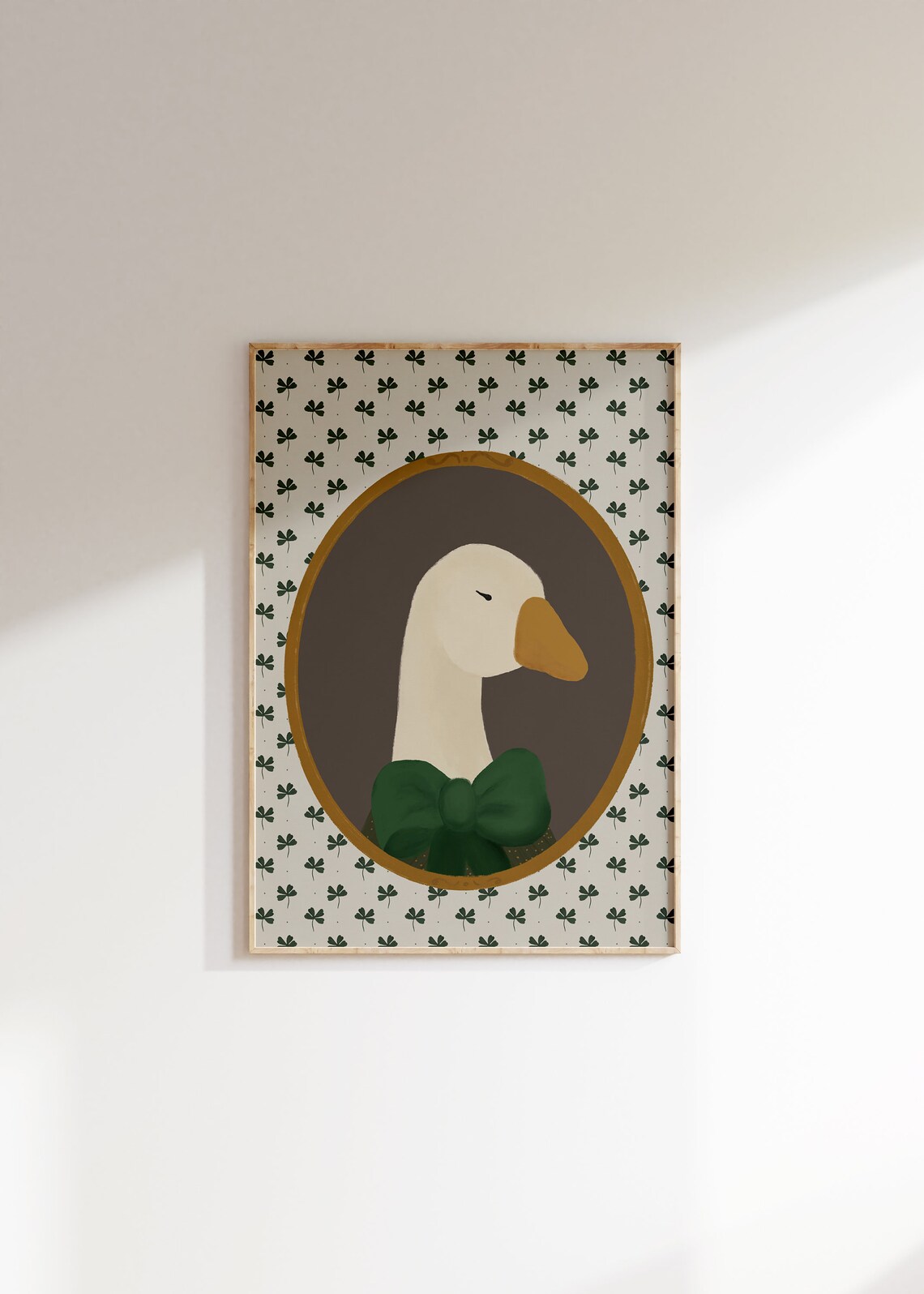 Mother Goose Vintage Aesthetic Nursery Art Print
