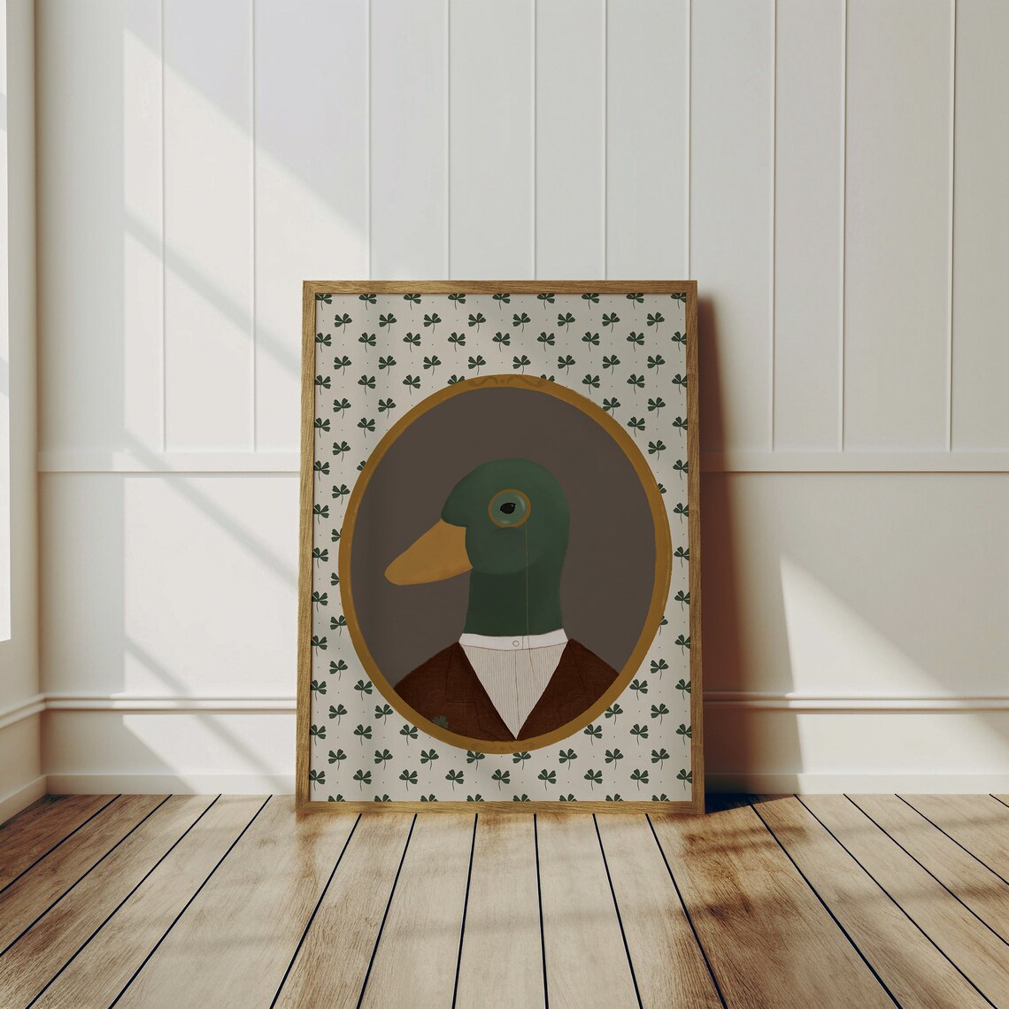 Duck Print Vintage Woodland Nursery Art Print - Image 2