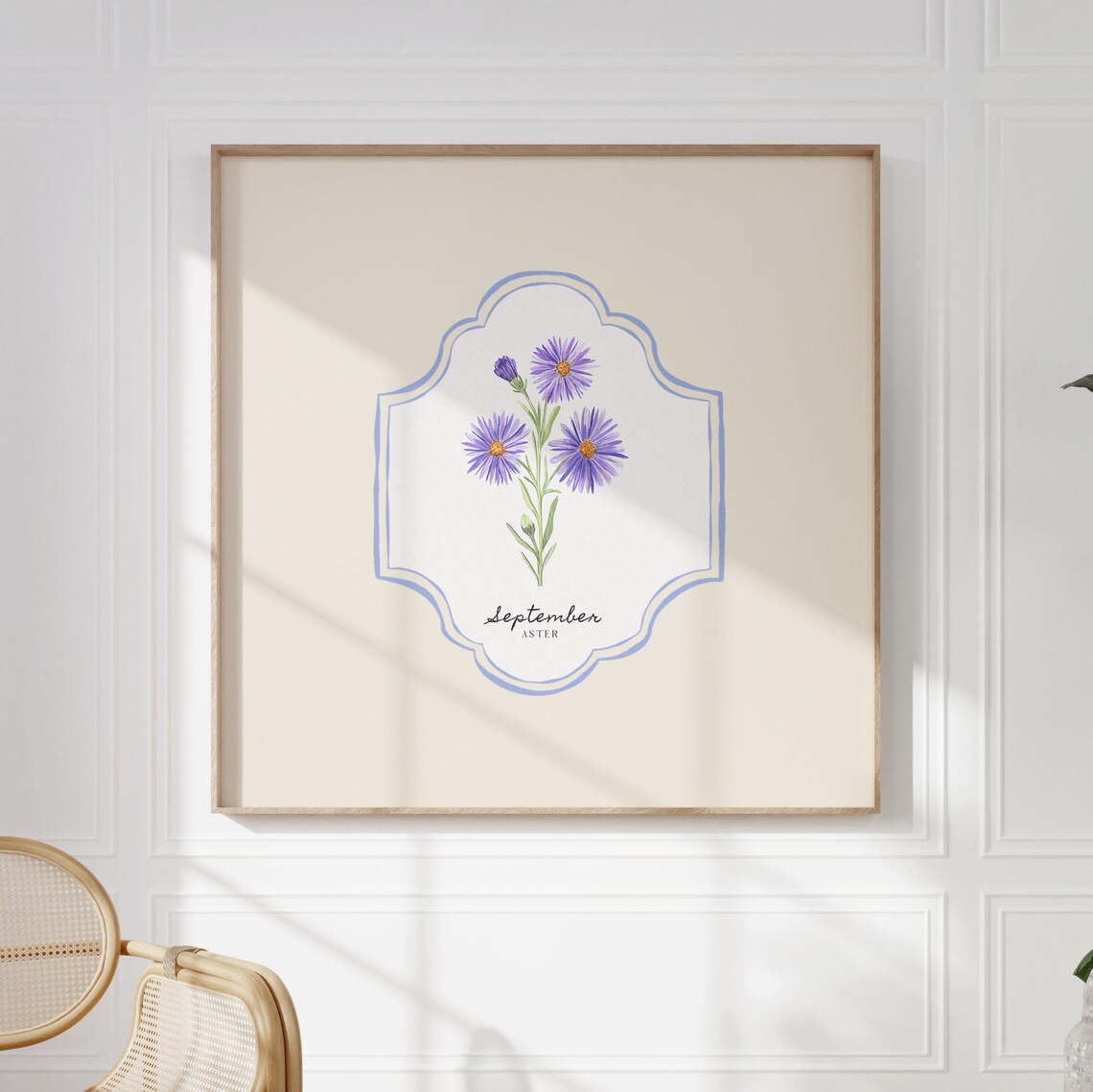 September Birth Month Flower, Personalized Gift - Image 5